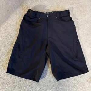 Zoic Cycling Adjustable Cargo Pockets Shorts Black | Men's Medium